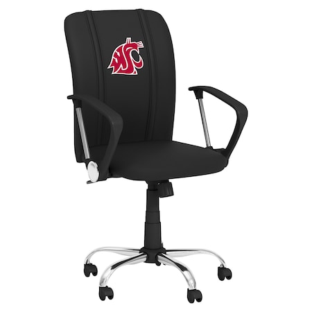 Curve Task Chair With Washington State Cougars Logo